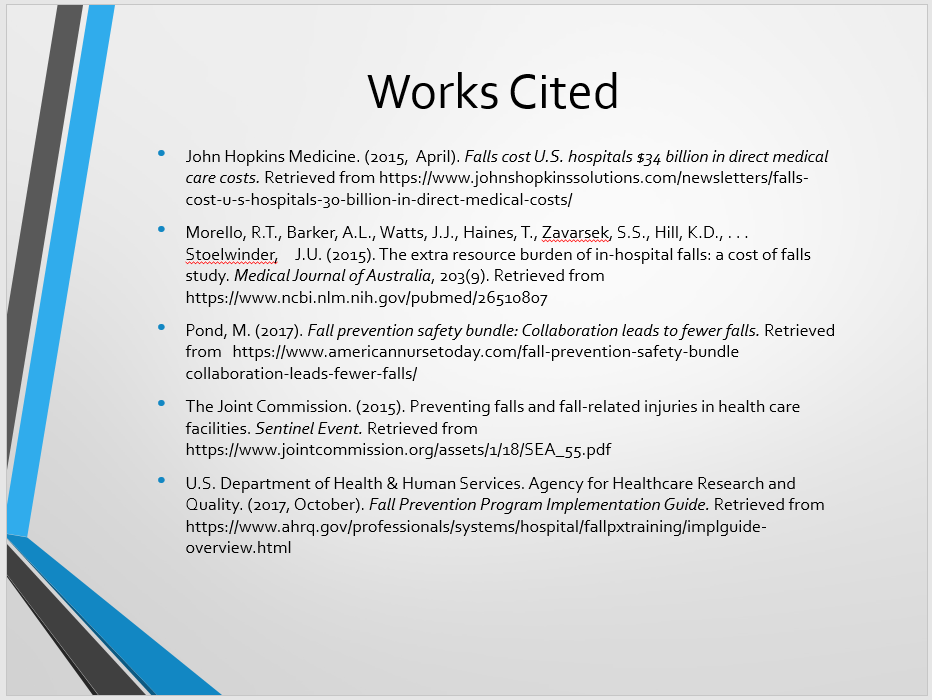 Works Cited Slide